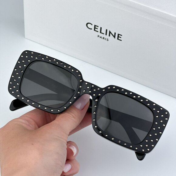 Celine CL4213IS 01A ANIMATION XMAS BRAND NEW Sunglasses Black Grey Women - Picture 2 of 10